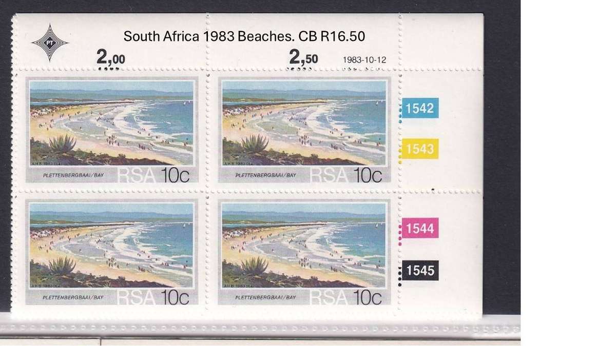 South Africa 1983 Beaches. CB R16.50