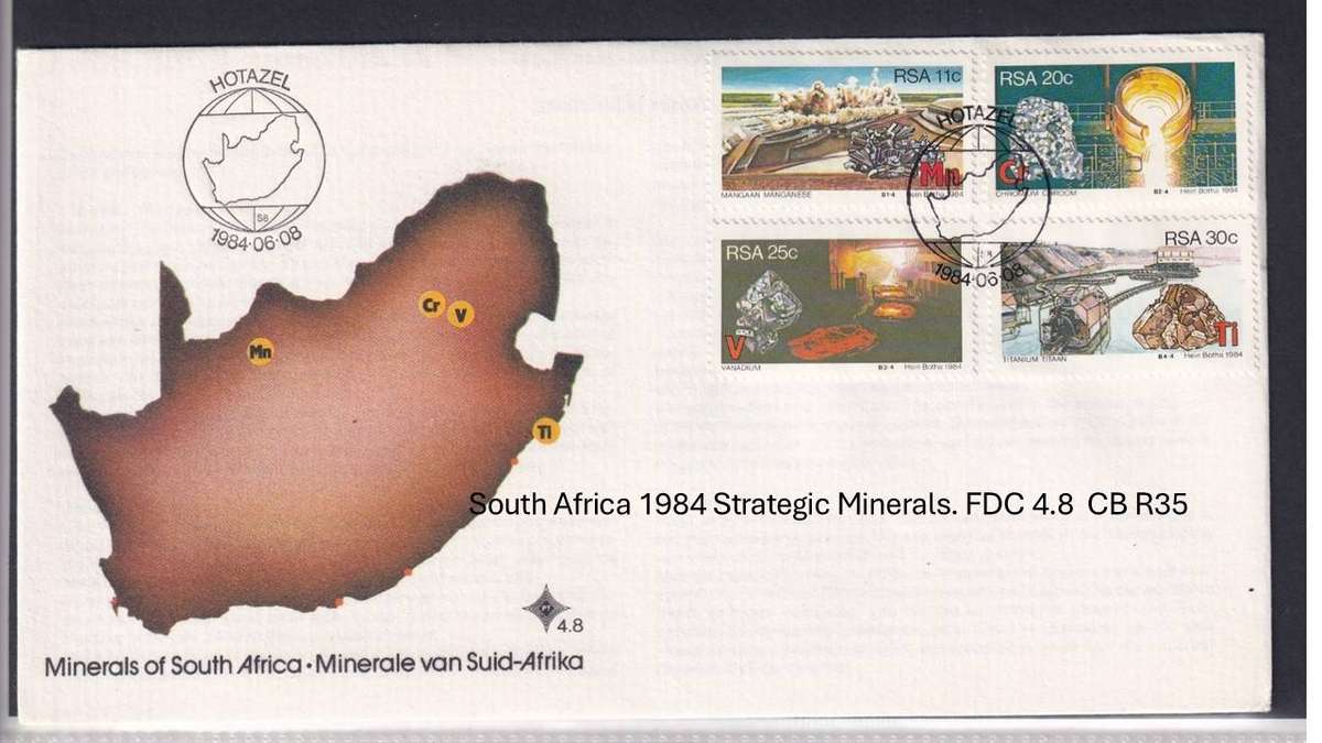 South Africa 1984 Strategic Minerals. FDC 4.8  CB R35