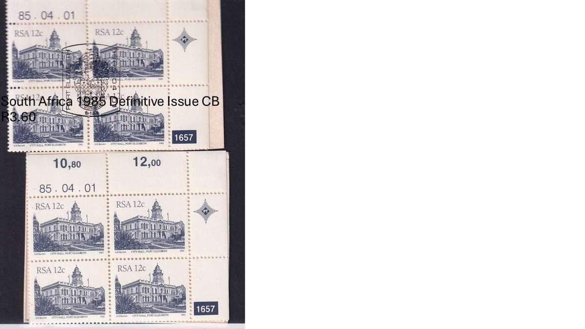 South Africa 1985 Definitive Issue CB R3.60