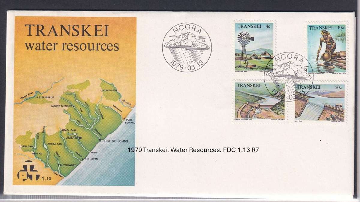 1979 Transkei. Water Resources. FDC 1.13 R7