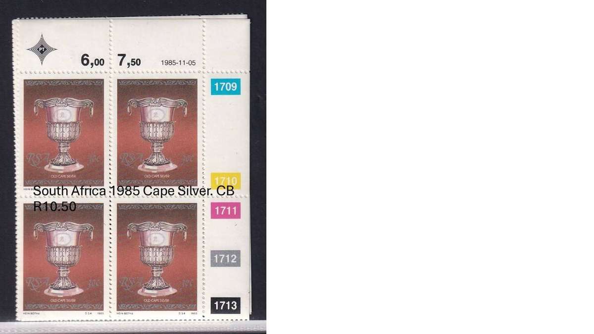South Africa 1985 Cape Silver. CB (Full Set). R10.50