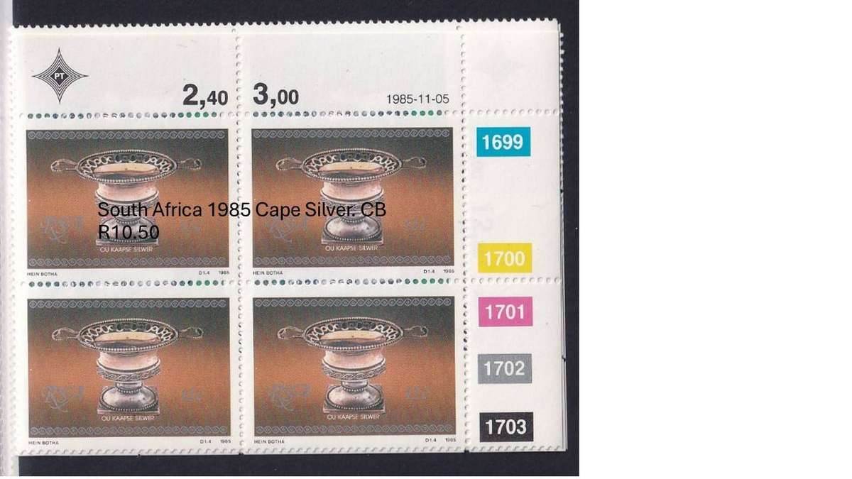 South Africa 1985 Cape Silver. CB (Full Set). R10.50
