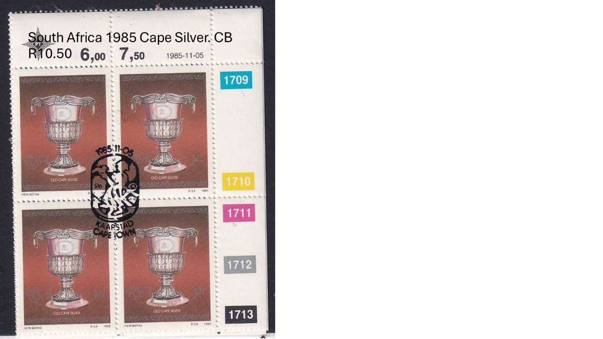 South Africa 1985 Cape Silver. CB (Full Set). R10.50
