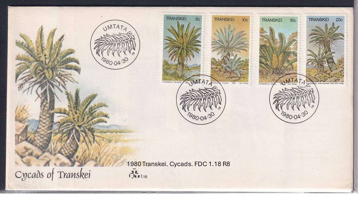 1980 Transkei. Cycads. FDC 1.18 R8