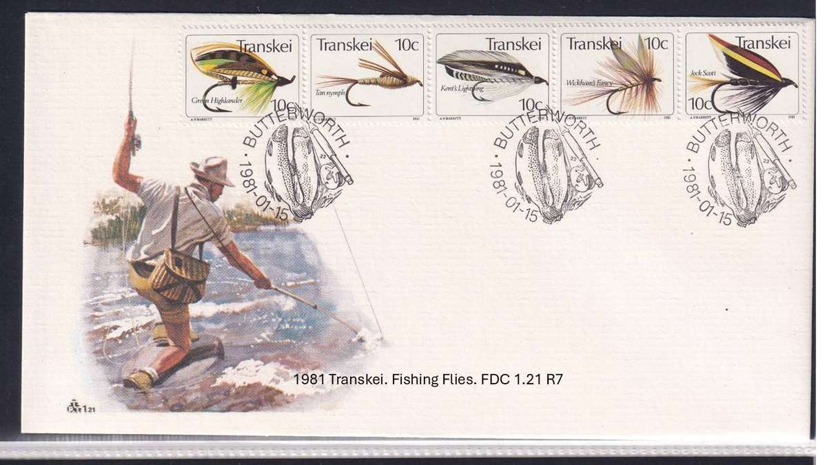 1981 Transkei. Fishing Flies. FDC 1.21 R7