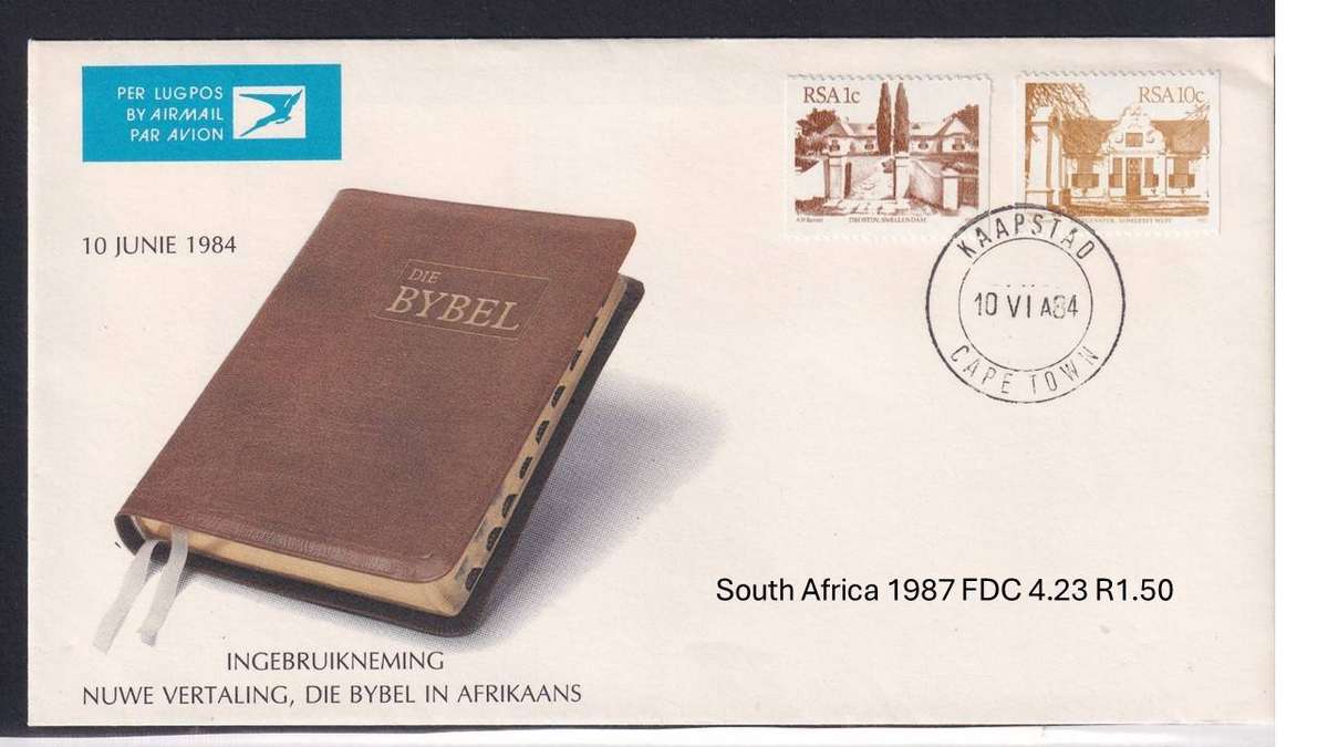 South Africa 1987 FDC 4.23 R1.50