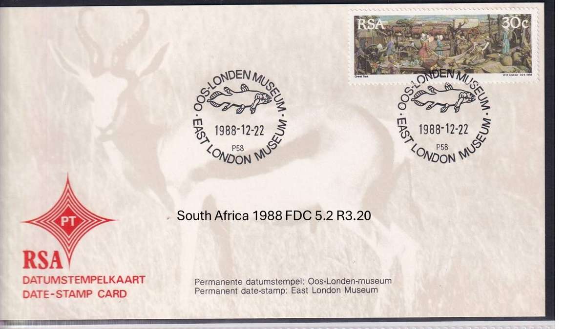 South Africa 1988 Card 5.2