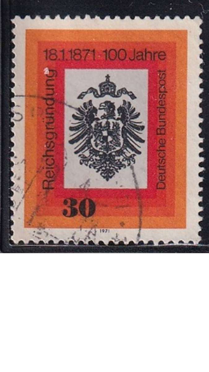 1971 The 100th Anniversary of the german Empire, Germany.