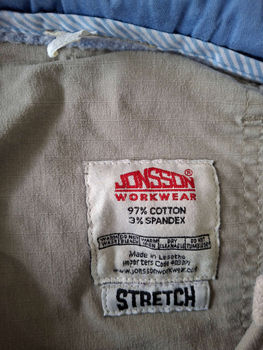 Jonsson workwear stretch cargo pants size 36