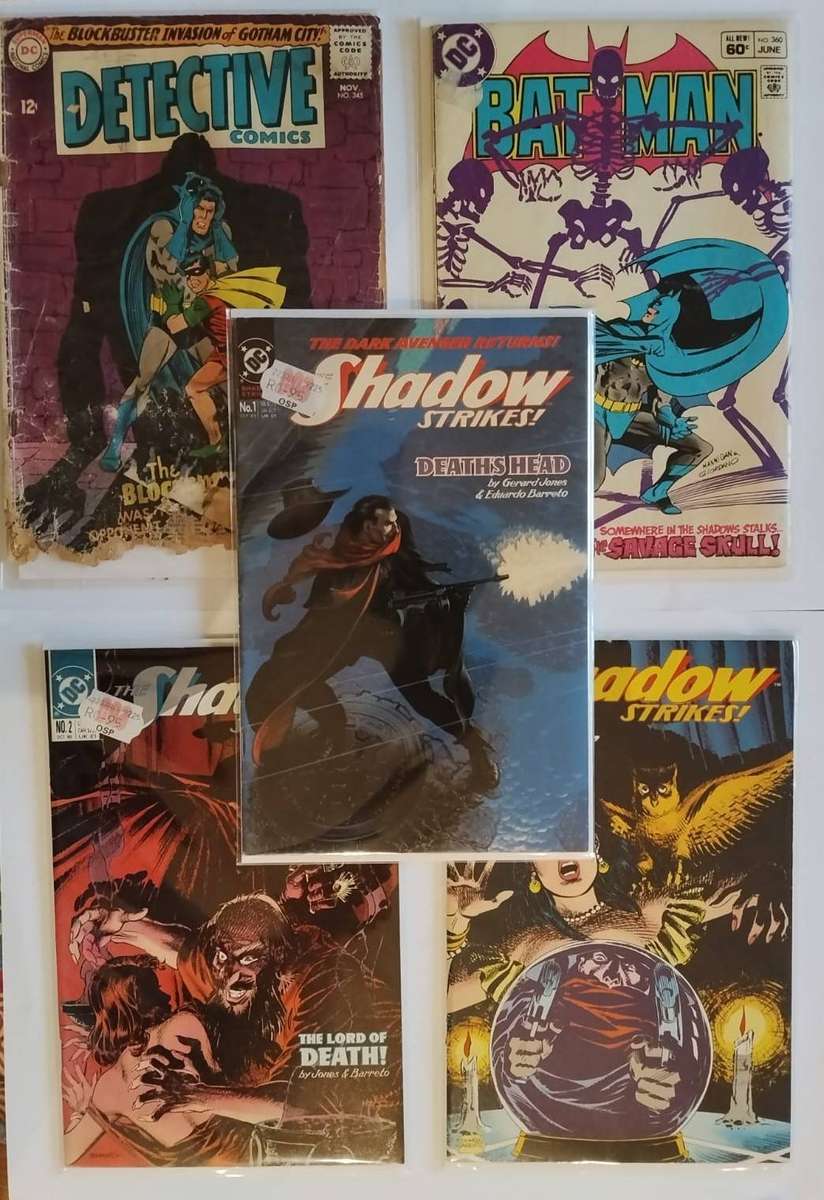Batman and The Shadow DC lot
