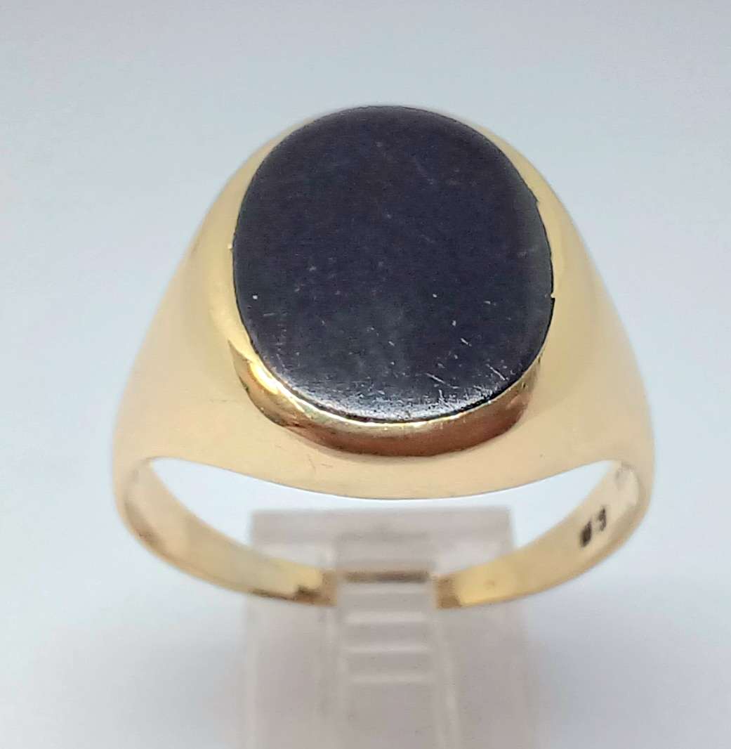 *** MENS ONIX RING ***