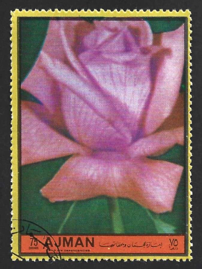 1972 AJMAN FIELD FLOWERS