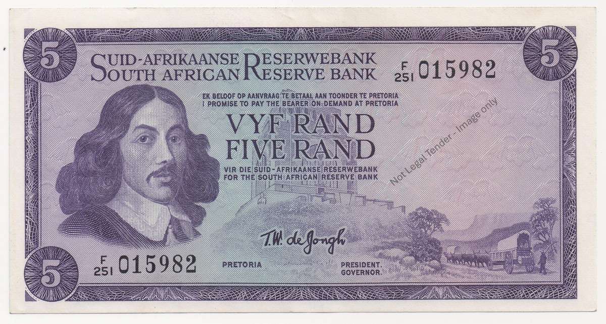 1975 R5 Note - TW de Jongh - Third Issue