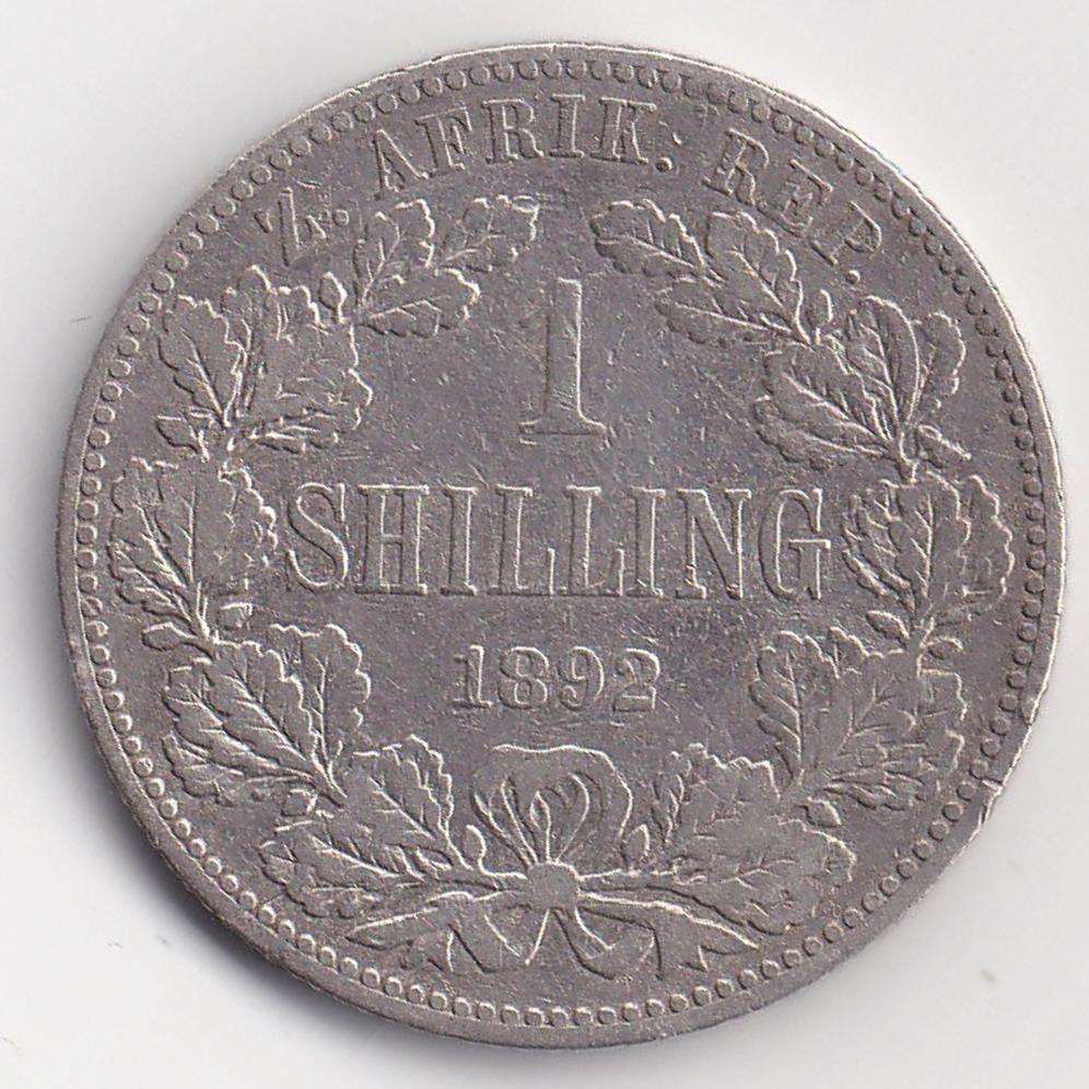 1892 ZAR 1 Shilling