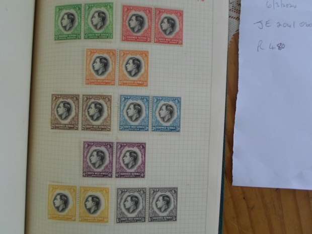 ALBUM 1937 CORONATION KING GEORGE AND QUEEN ELIZABETH GREAT COLLECTION 372 MINT AND USED STAMPS