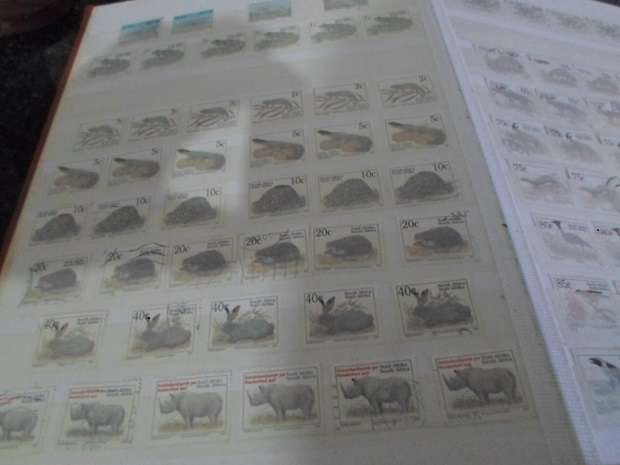 ALBUM RSA MINT AND USED STAMPS SOME HIGH VALUES SEE PICS