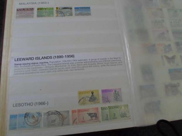 LARGE ALBUM MIXED WORLD STAMPS SEE PICS