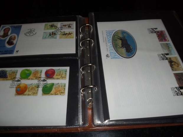 RSA 53 x Mint FDC's including 1994 Presidential Inauguration 6.3b and 6.3c with R5 coin
