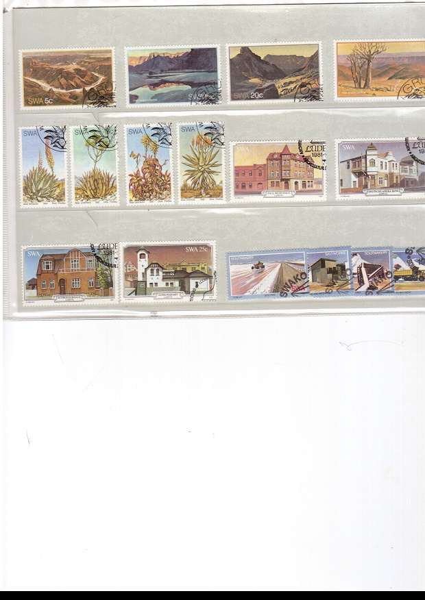 SOUT WEST AFRICA 43 X MINT AND USED STAMPS SEE PICS