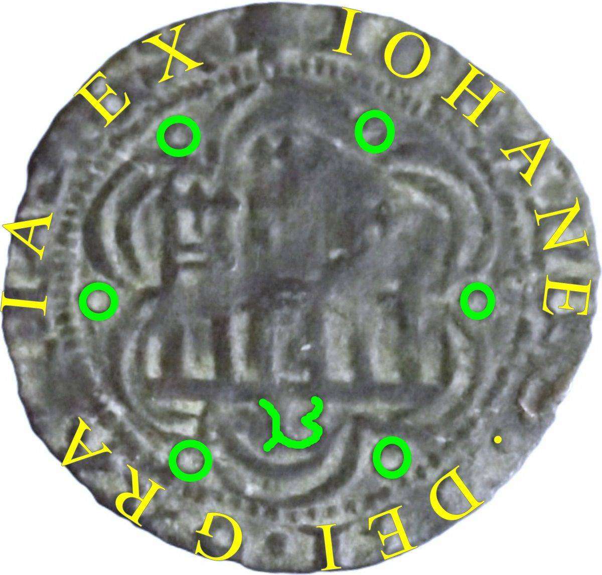 1406-1454 Spain Hammered Bullion coin Rare -High Value Low start