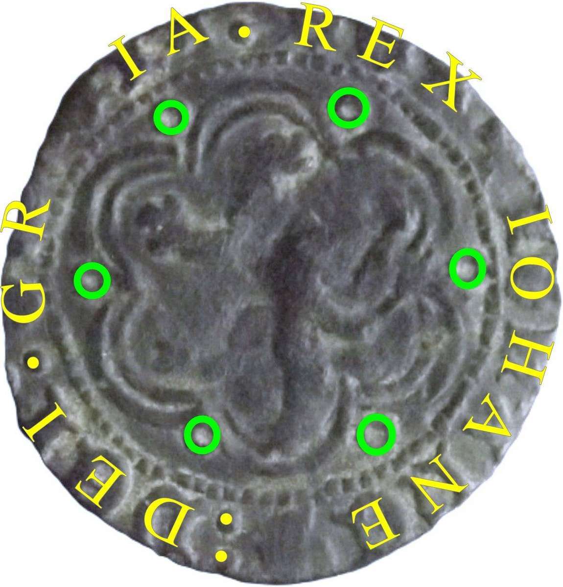 1406-1454 Spain Hammered Bullion coin Rare -High Value Low start