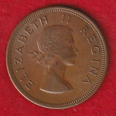 1959 Penny Union of South Africa A/U-UNC
