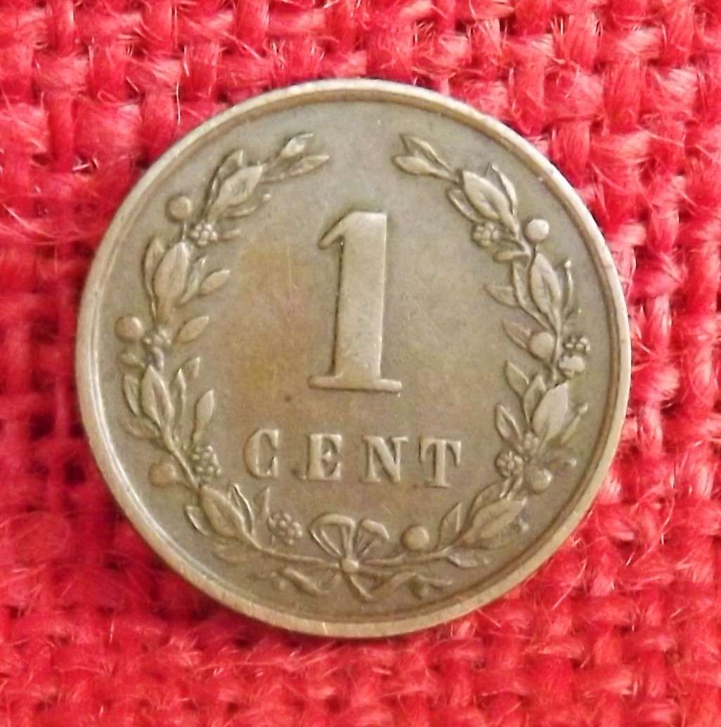 1878 Netherlands 1 Cent Nederlanden Koningrijk