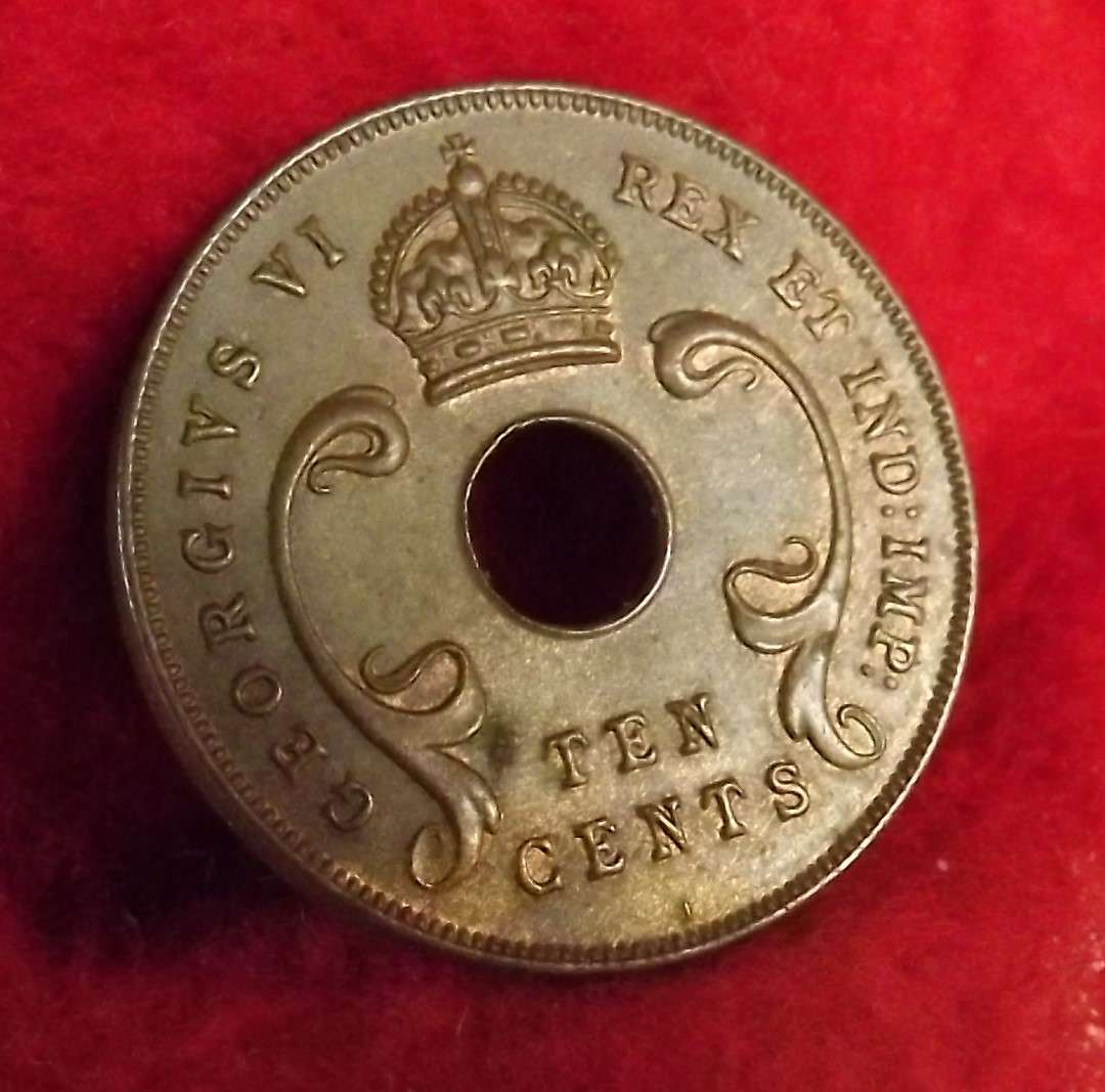 1941 British West Africa 10  Cents- UNC