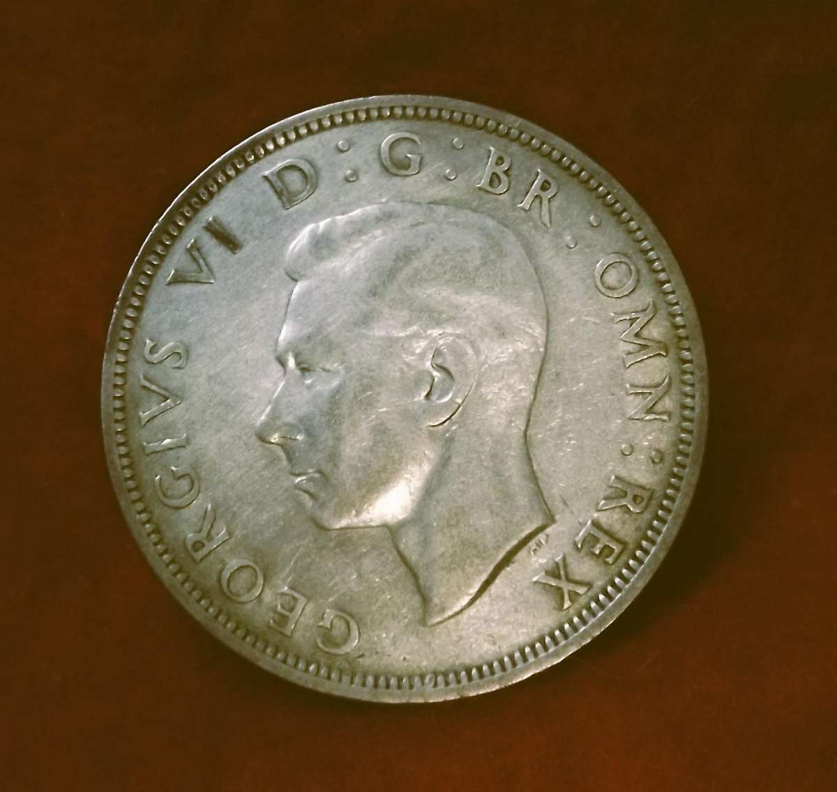 1940 King George VI Half Crown - Beautiful Example