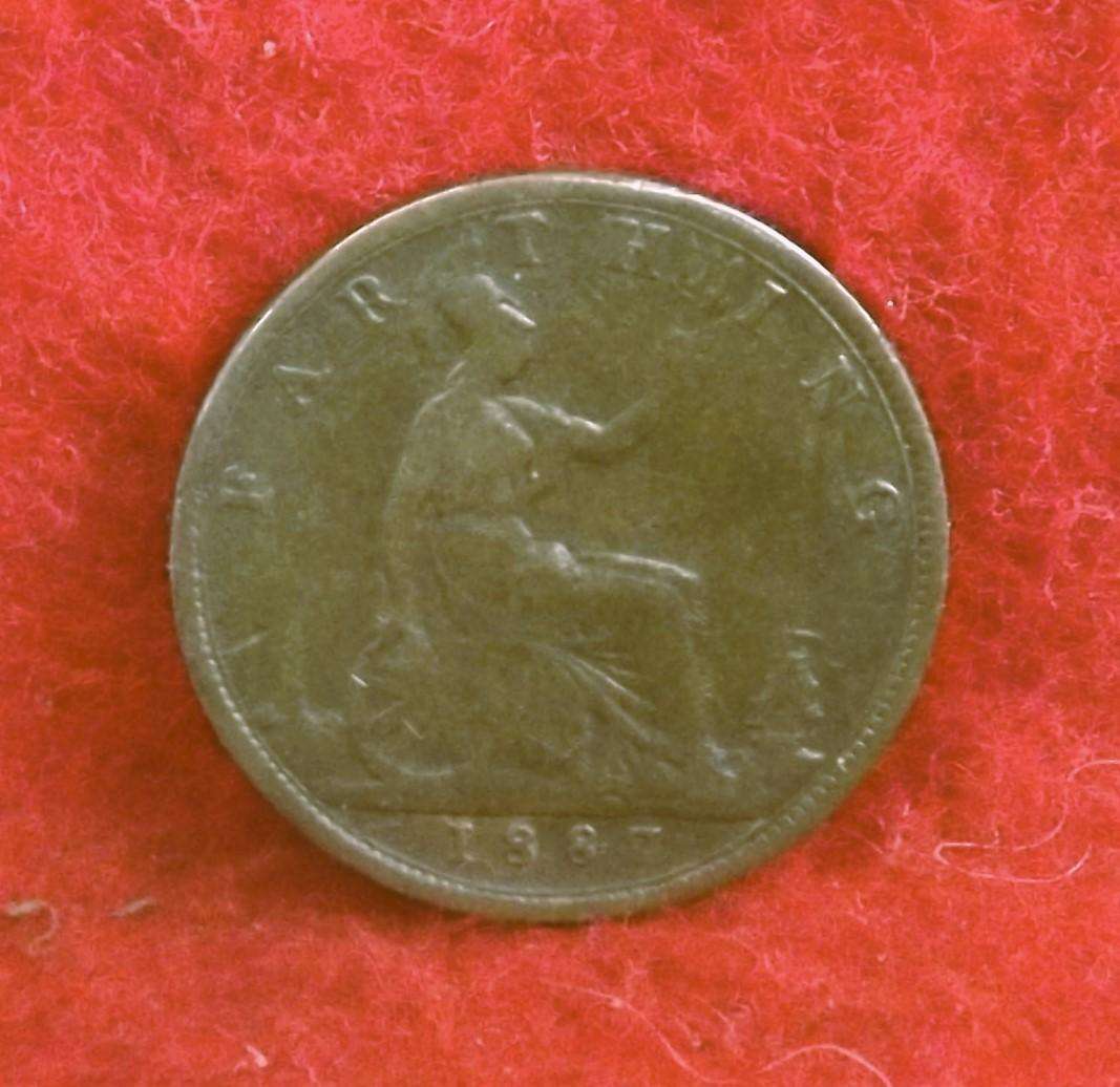 1887 Farthing Victoria