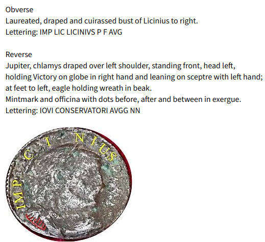 313 AD Scarce Roman Nummus /Follis Mascedonia