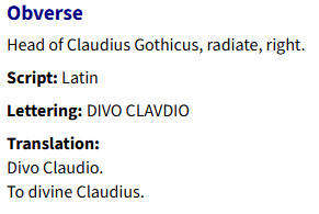 Top 10 Rare 270-271 AD  Divine Claudius II Altar coin