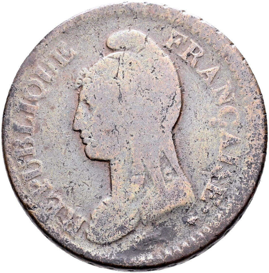 1799 France 1 Decime - First Republic France-