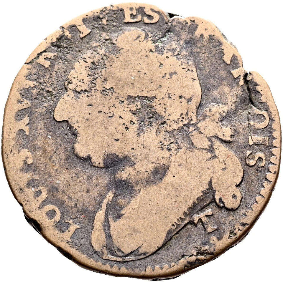 1791 Louis XVI France 12 deniers