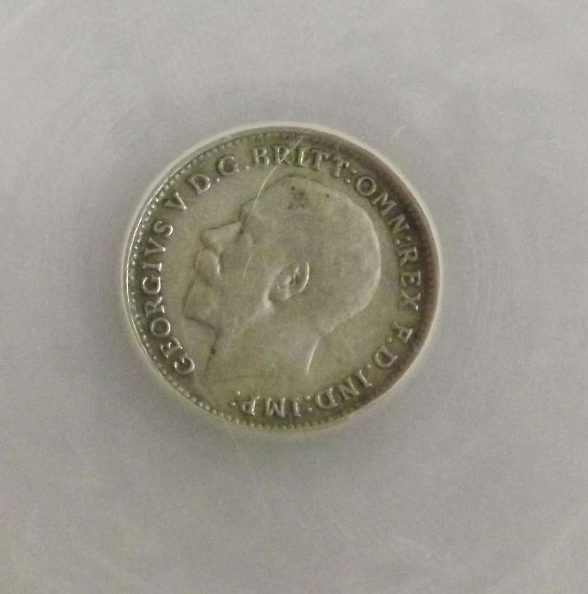 1920 XF-45  Great Britain 3 Pence George V