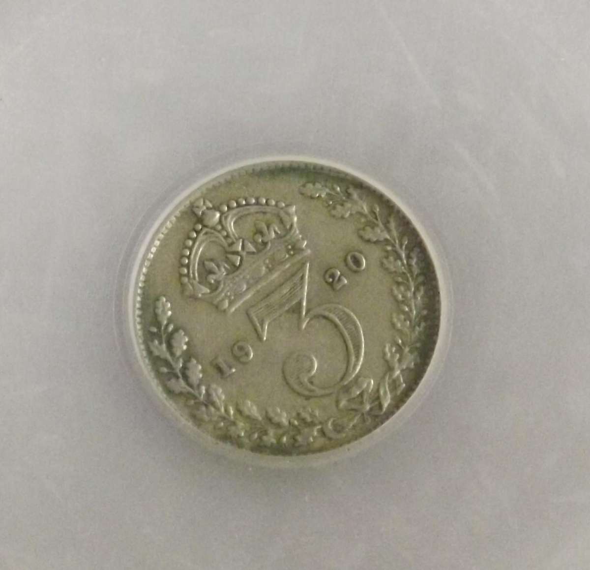 1920 XF-45  Great Britain 3 Pence George V