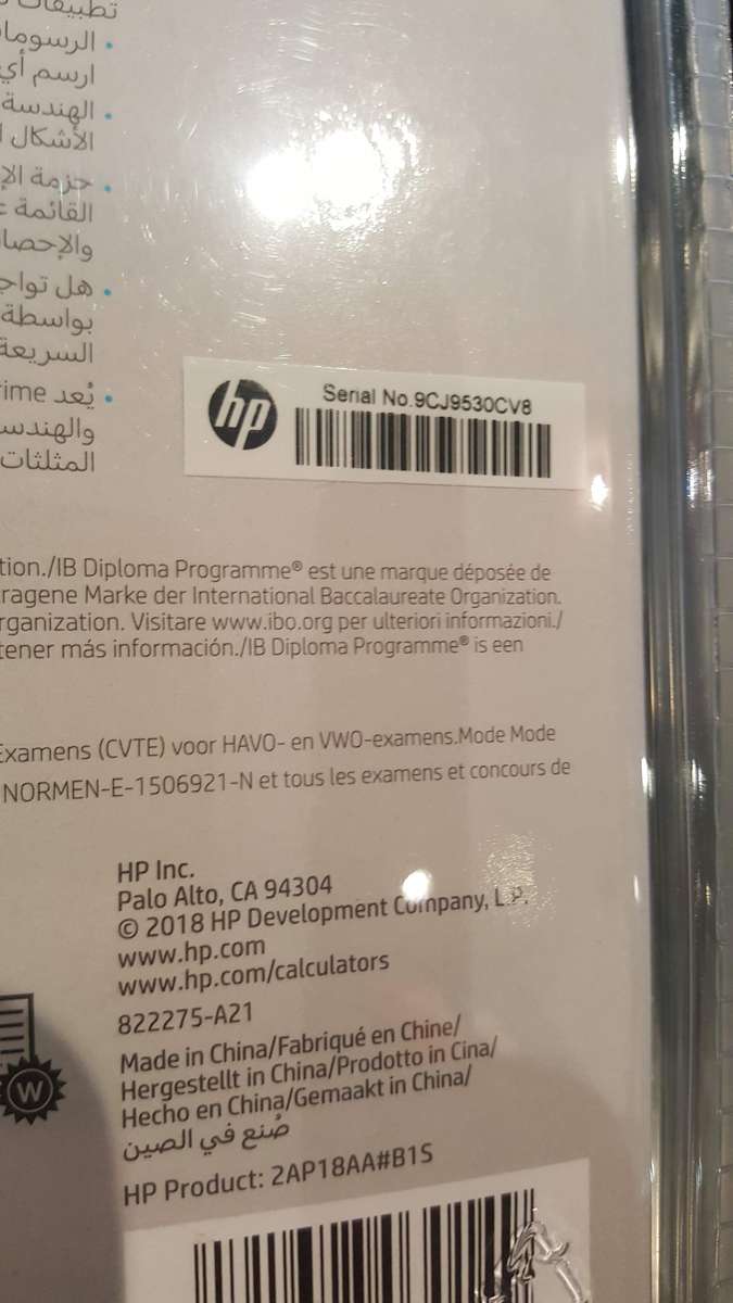 HP Prime G2 graphing calculator