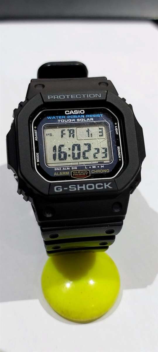Casio G-Shock men`s wrist watch (G-5600E-1DR solar)