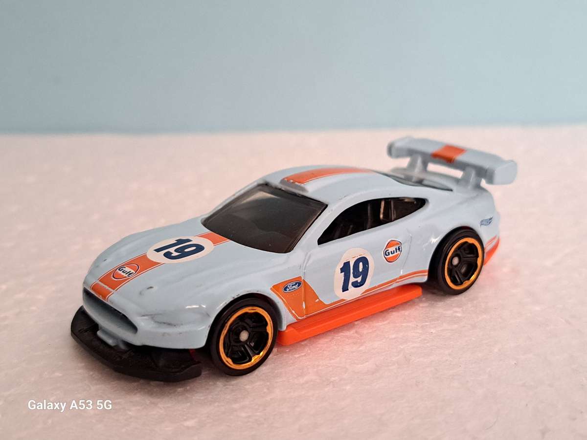 Hotwheels Custom '18 Ford Mustang GT in Gulf Racing Livery