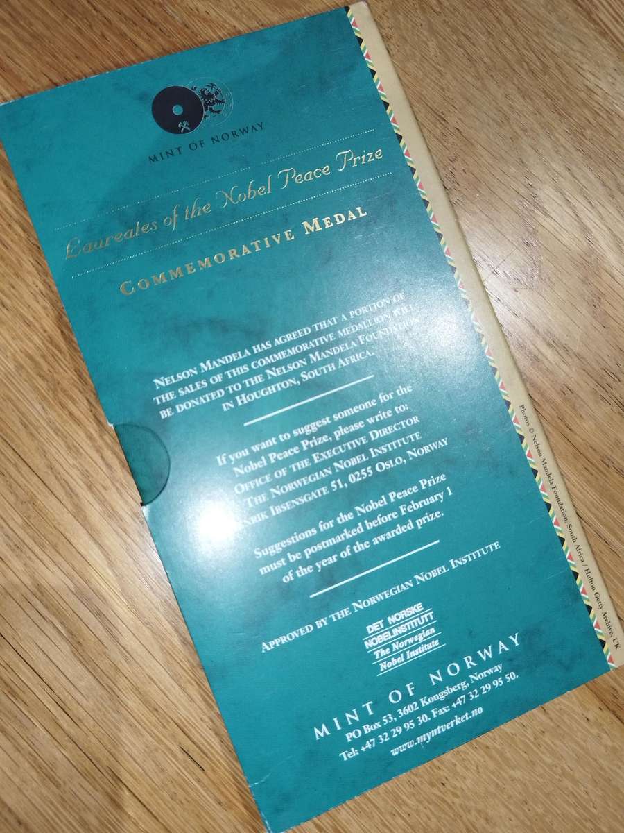 Mandela Commemorative Medal Silver 1oz (25000 units)