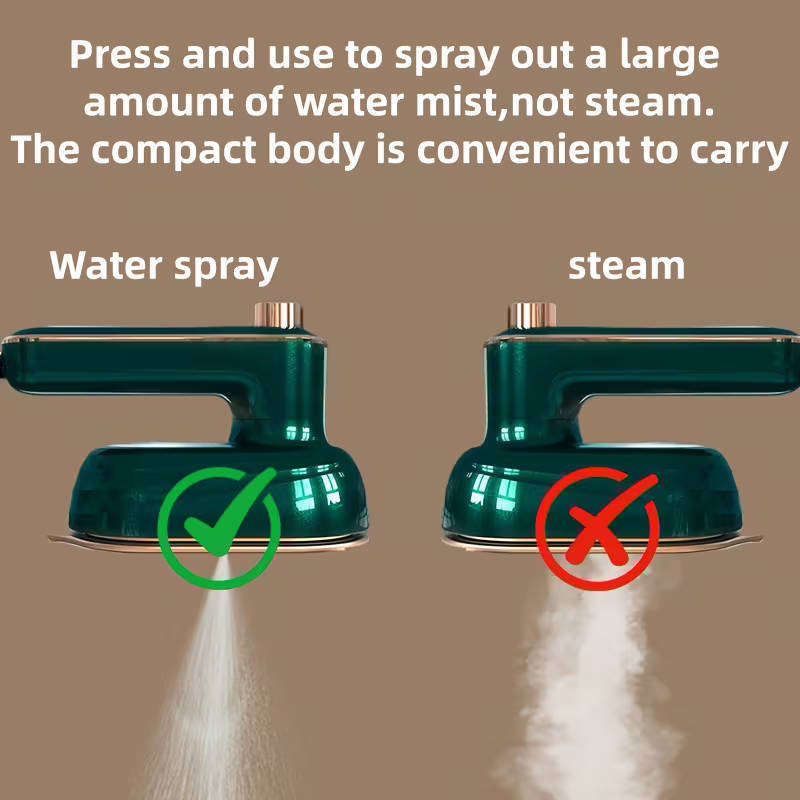 Mini Compact Travel Iron - Lightweight & Foldable for Home, Travel & University