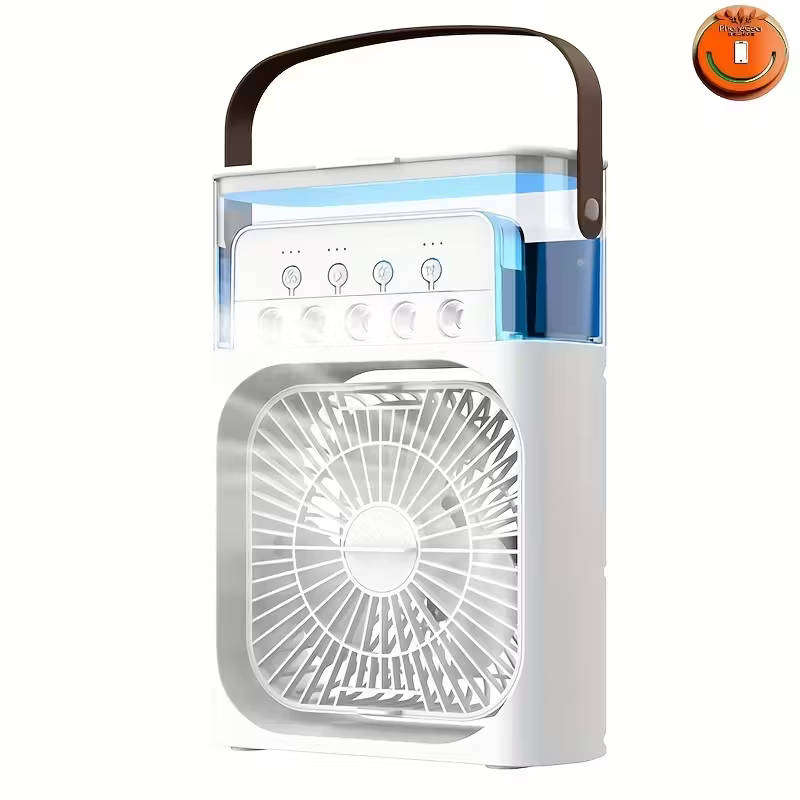 Portable Cooling Spray Humidifier Fan - Compact Personal Air Cooler