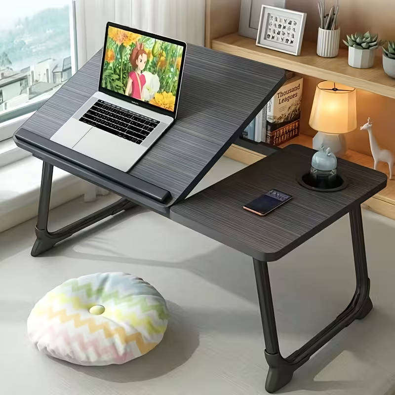 Multifunction laptop bed desk - adjustable portable laptop stand for bed and sofa