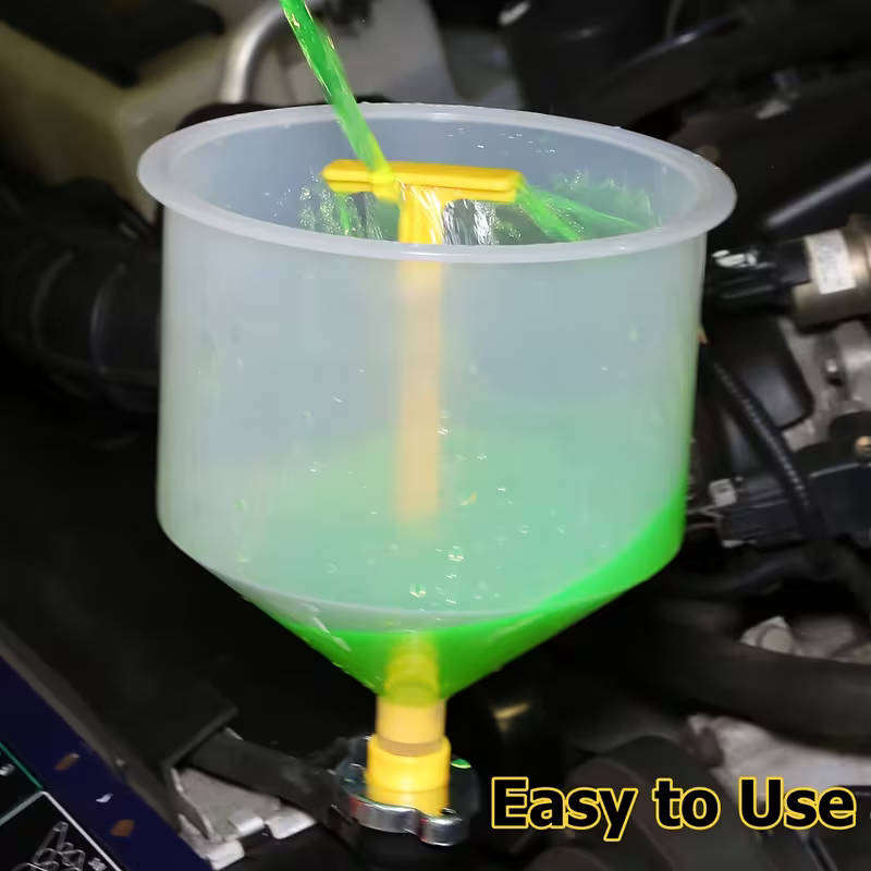 No-Spill coolant funnel kit 19pcs for automotive maintenance