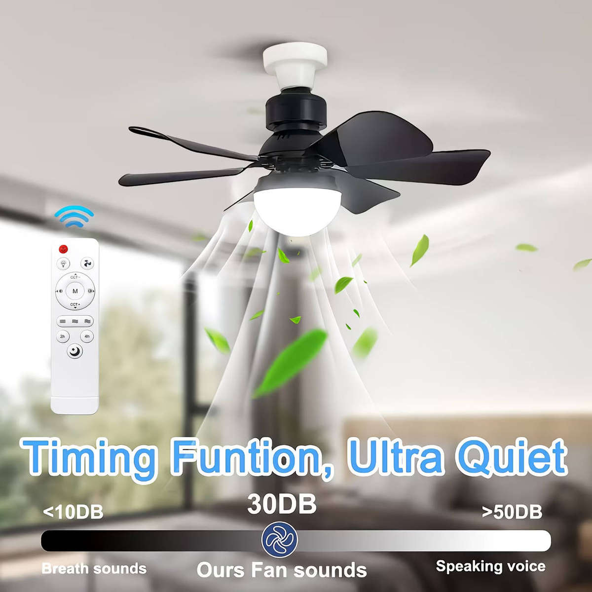 3 speed dynamic celling fan with light