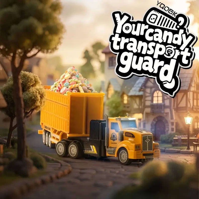 Remote controlled electric dump truck and trailer