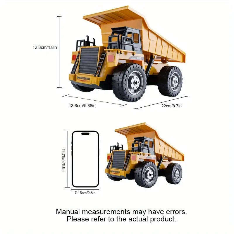 Remote controlled electric  dump truck