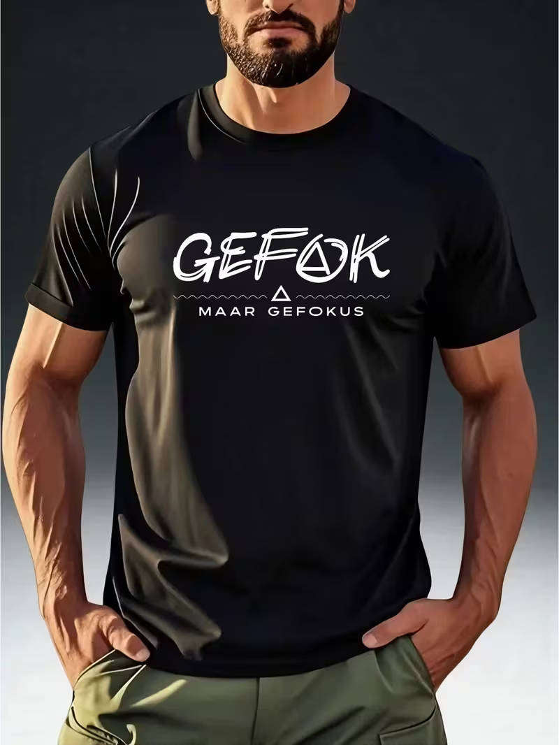 Gefok Maar Gefokus 2XL men's shirt