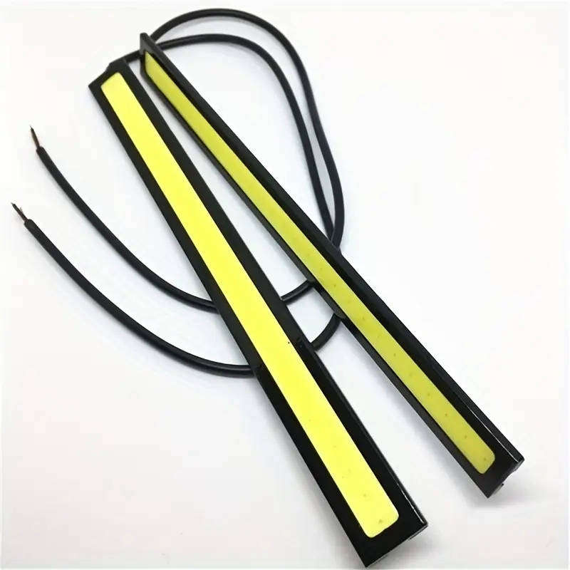 2Pcs 17cm Universal COB LED Car Daytime Running strip
