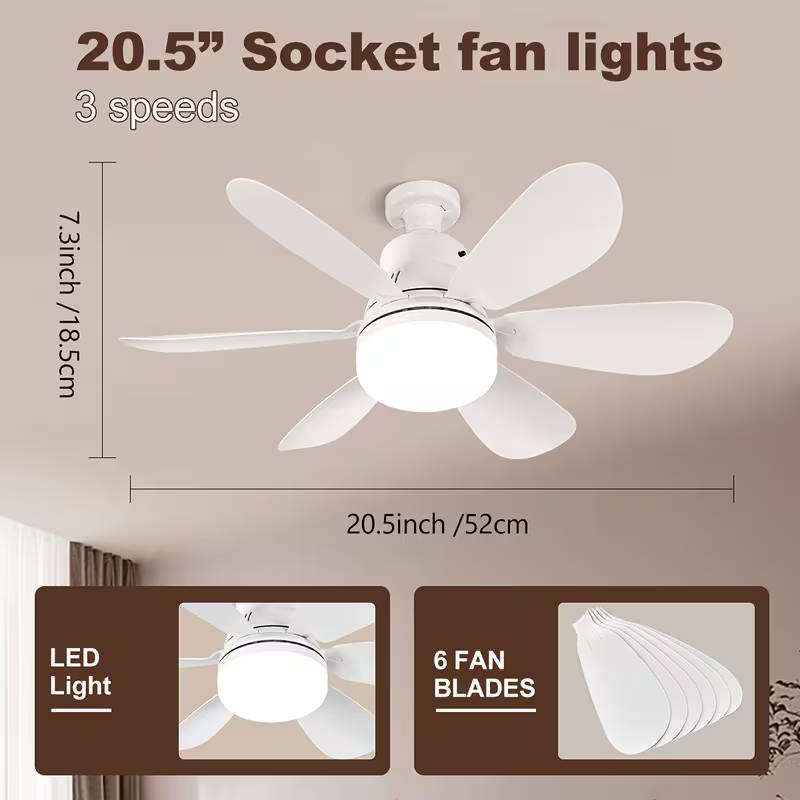 3 speed dynamic celling fan with light